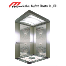 630kg Machine Room Passenger Elevator with Mirror Ecthing